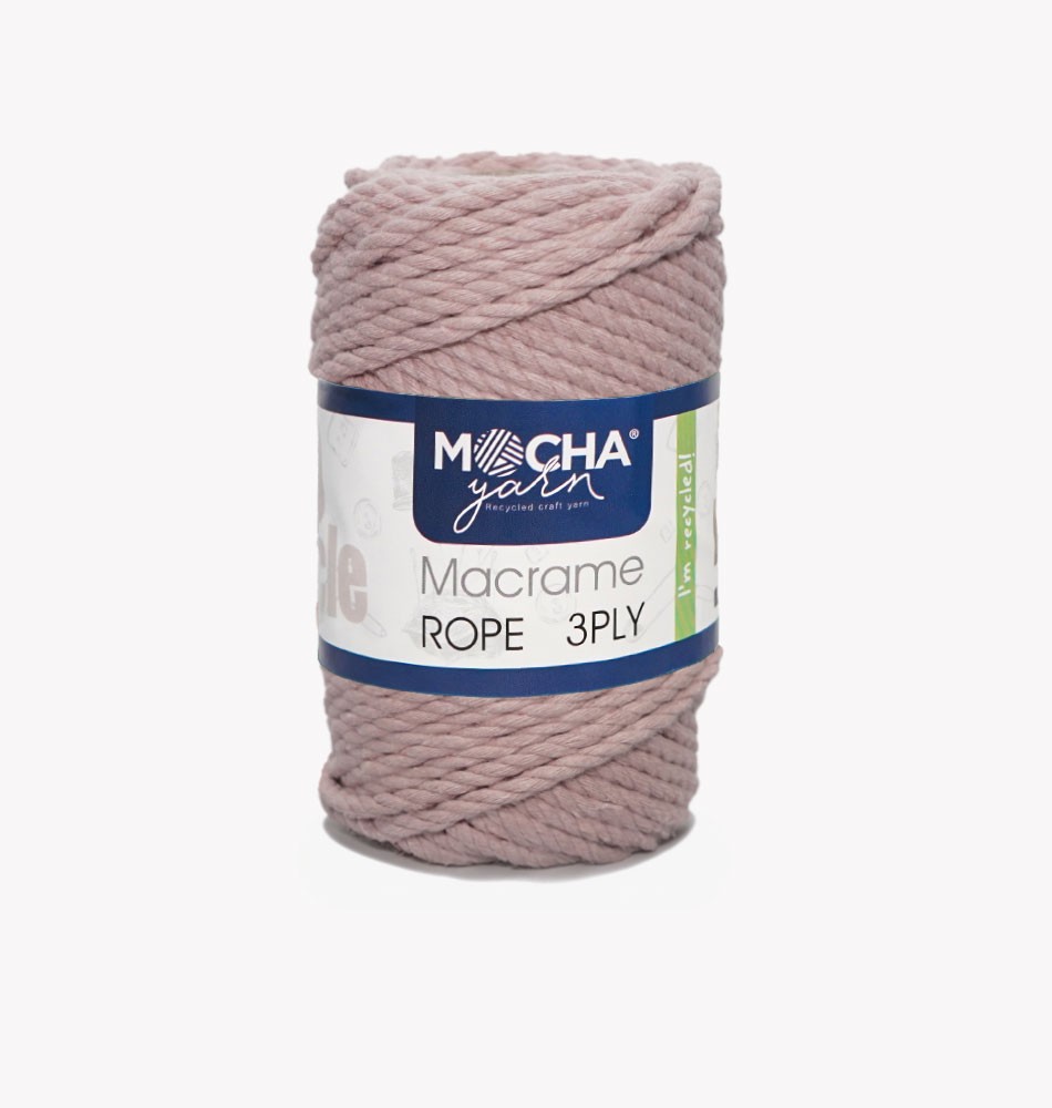 Makrome Rope 4 mm - Pudra