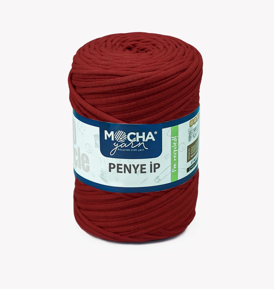 Medium Solid Color T-Shirt Yarn - RED