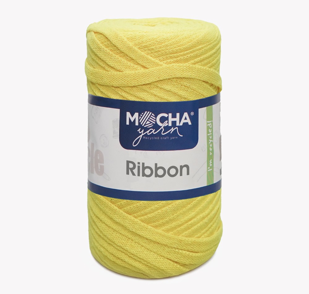 Cotton Ribbon 10-1 - YELLOW