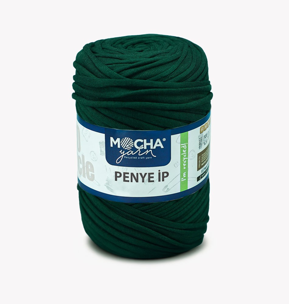 Medium Solid Color T-Shirt Yarn - D.GREEN