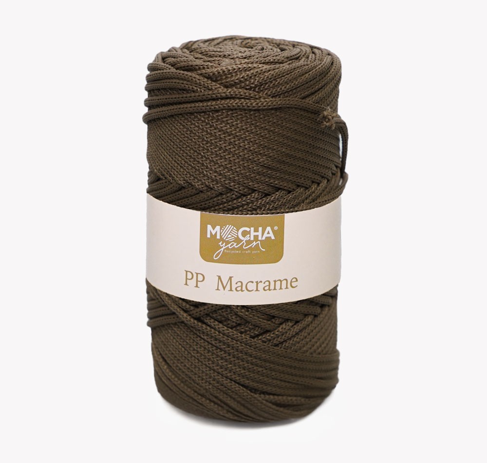 PP Macrame Yarn 3 mm - BROWN 208