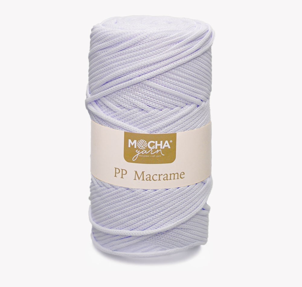 PP Macrame Yarn 3 mm - WHİTE 05