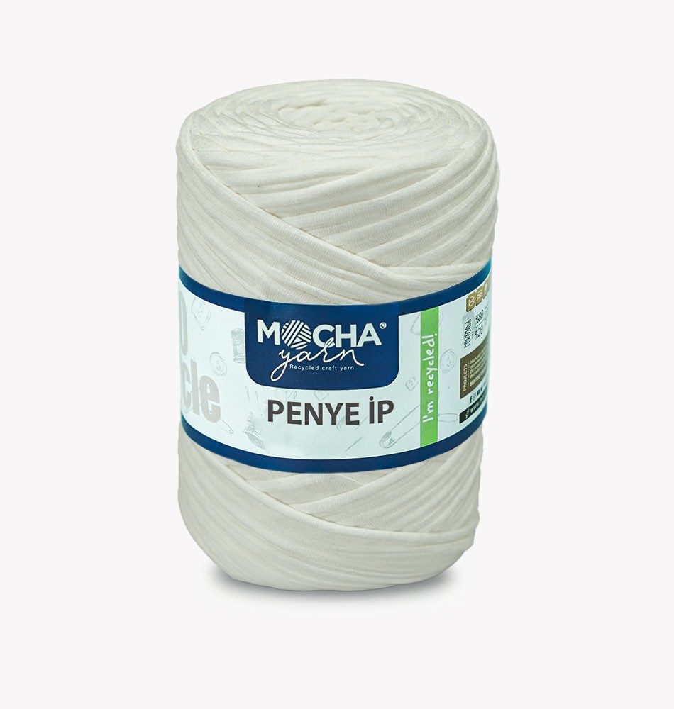 Medium Solid Color T-Shirt Yarn - OFF-WHITE