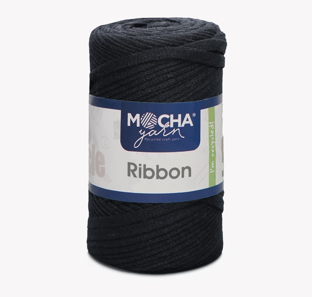 Cotton Ribbon 10-1 - BLACK