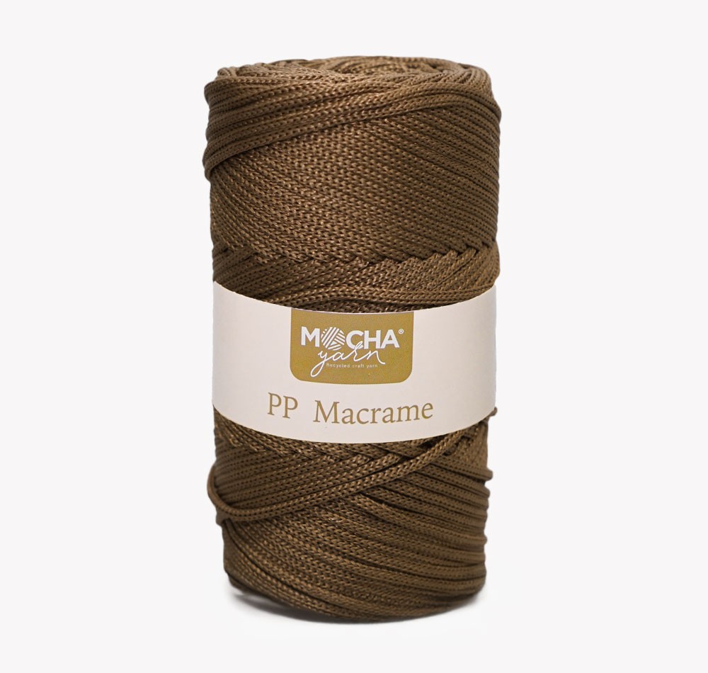 PP Macrame Yarn 3 mm - BROWN 200