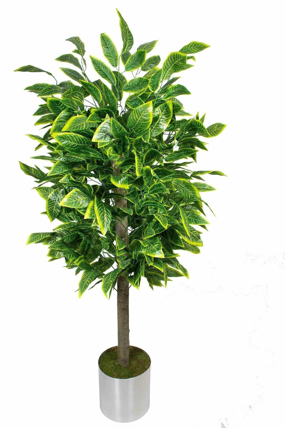 Yapay Ceviz Ağacı Sarı Desenli 200 Cm