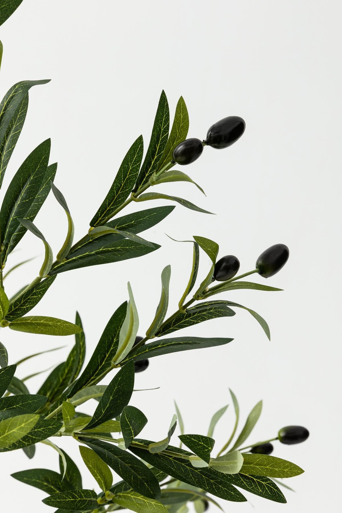 Yapay Zeytin Ağacı 120 cm Tek Gövdeli Doğal Gerçek Görünümlü Yapay Ağaç