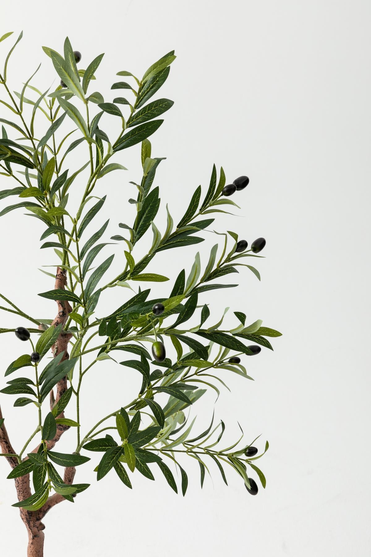 Yapay Zeytin Ağacı 120 cm Tek Gövdeli Doğal Gerçek Görünümlü Yapay Ağaç