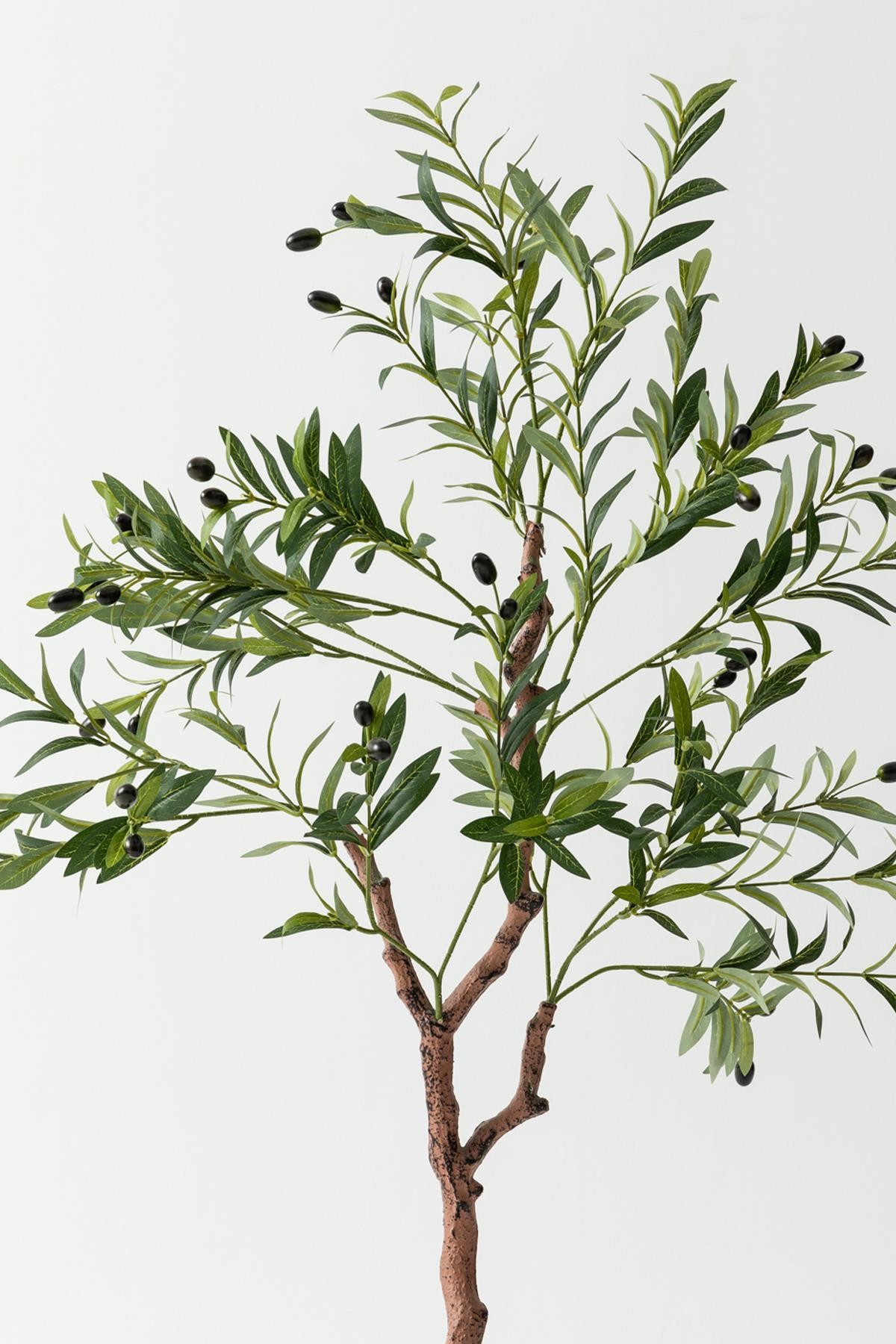 Yapay Zeytin Ağacı 120 cm Tek Gövdeli Doğal Gerçek Görünümlü Yapay Ağaç