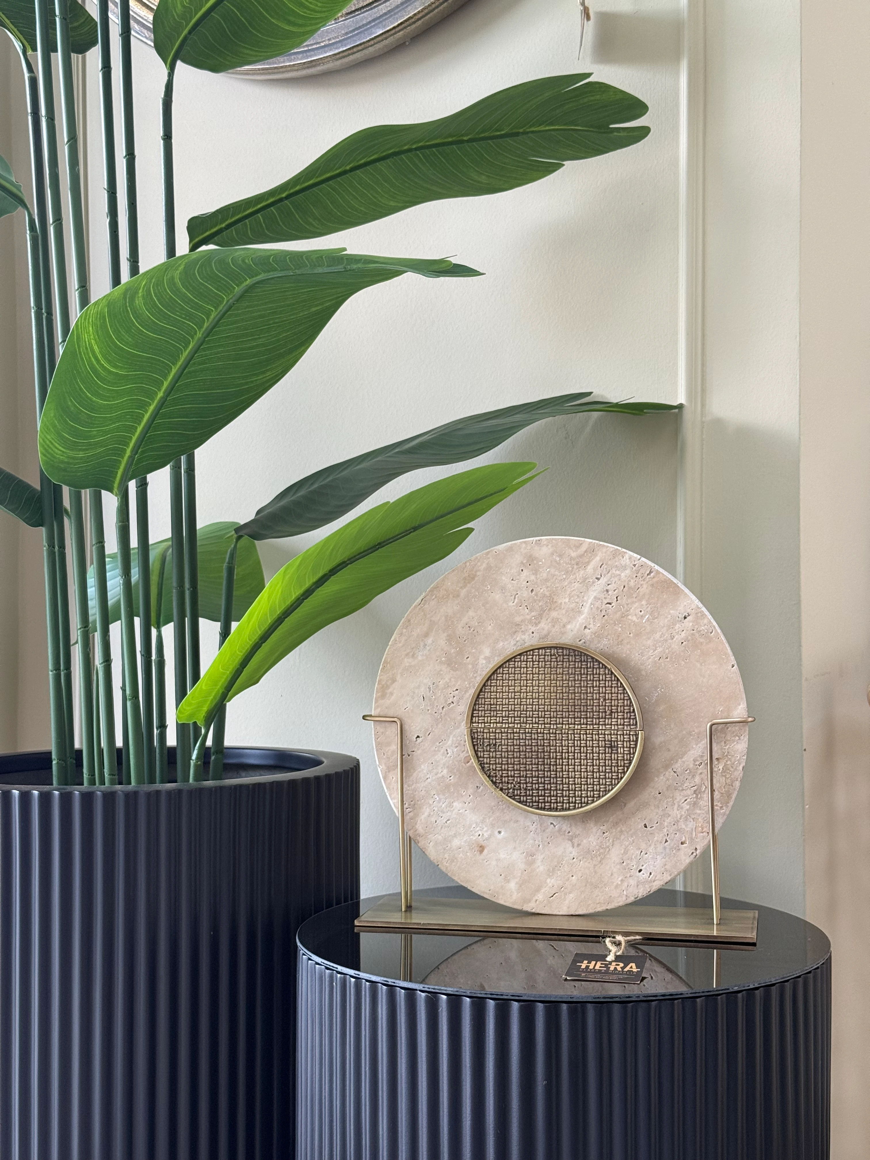 HASIR DÖKÜM DETAYLI TRAVERTEN DİSK