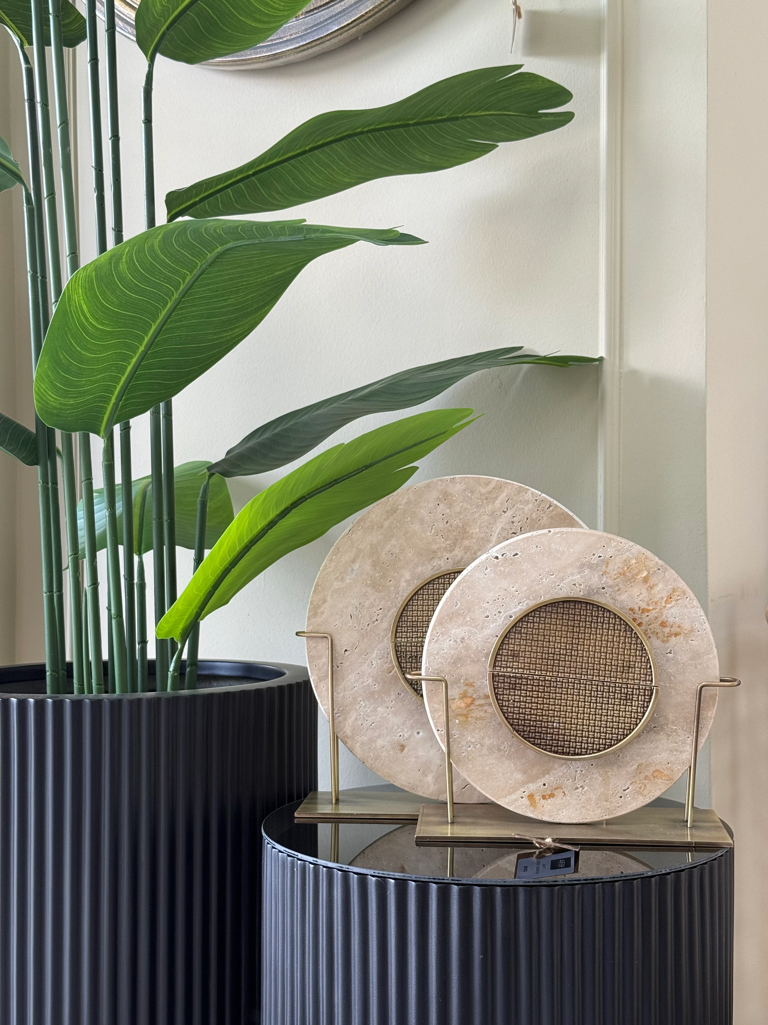 HASIR DÖKÜM DETAYLI TRAVERTEN DİSK