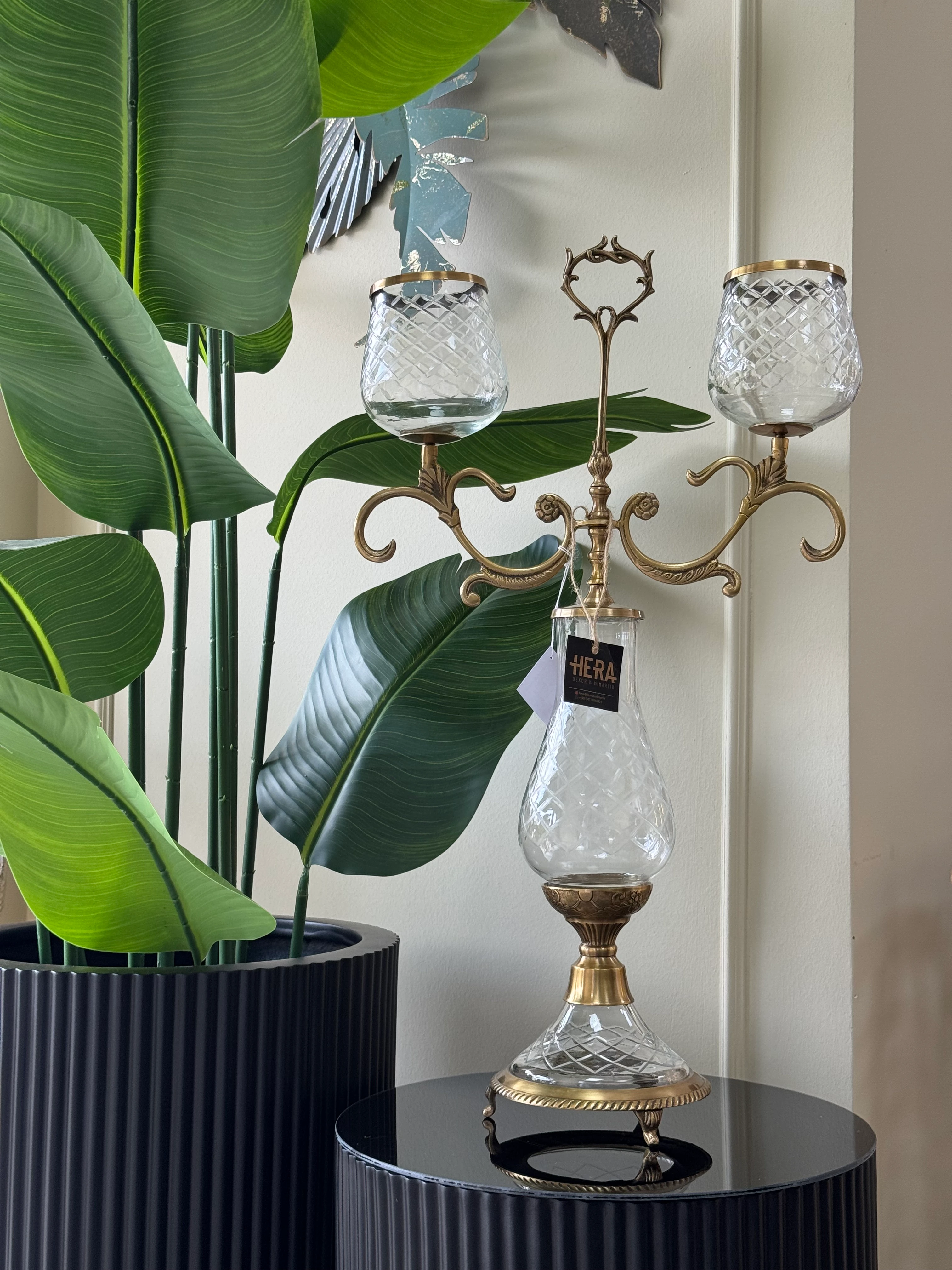 İTHAL CAM & METAL 2Lİ ŞAMDAN