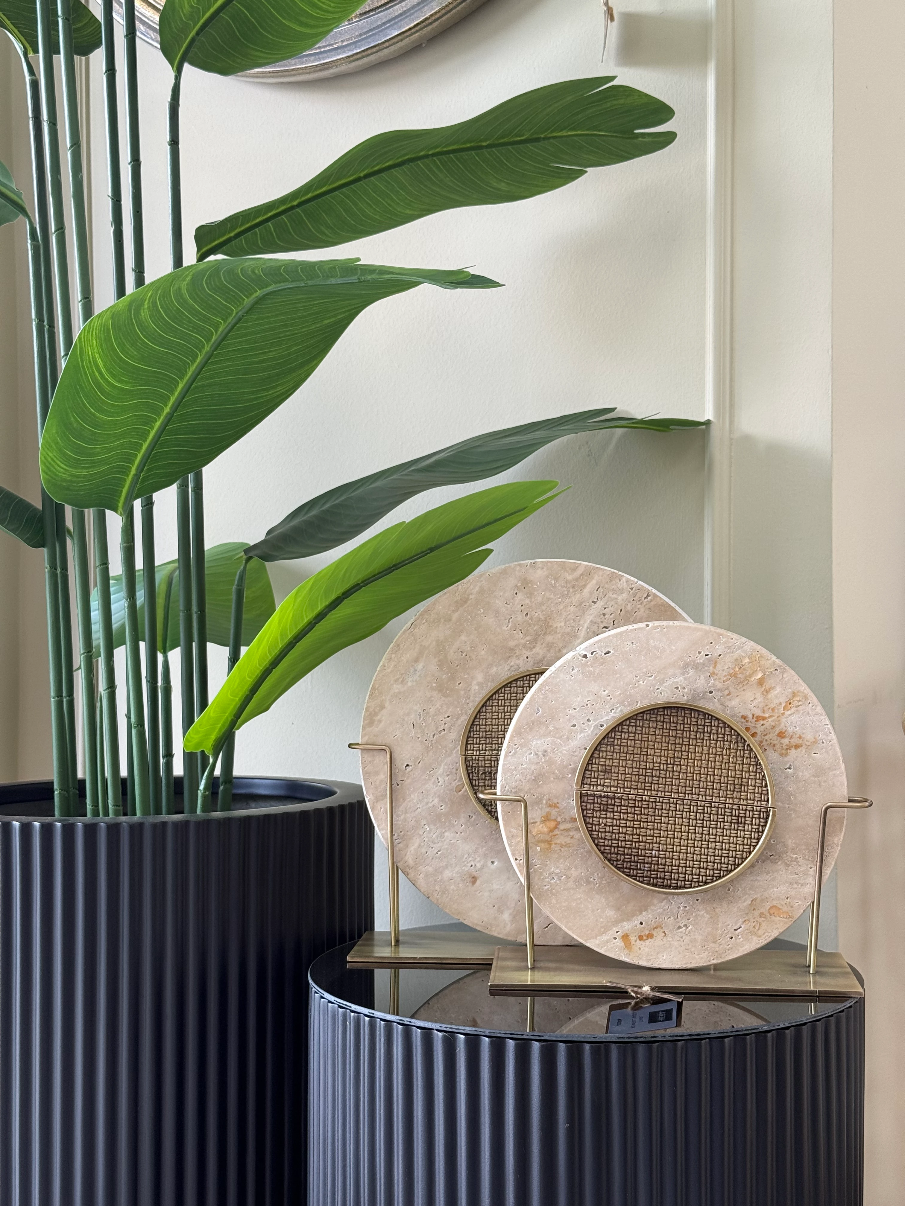 HASIR DÖKÜM DETAYLI TRAVERTEN DİSK