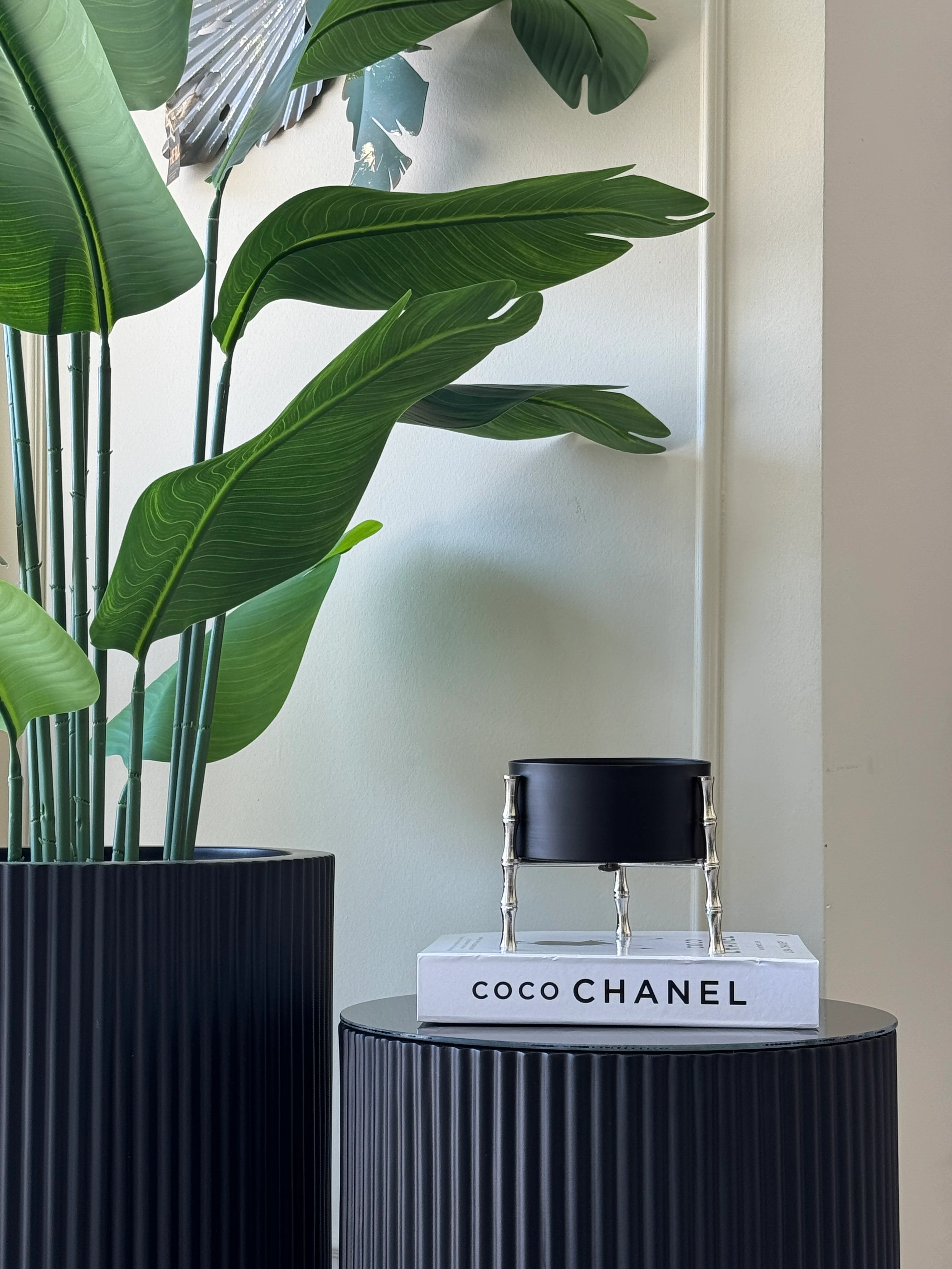 BAMBU AYAKLI MİNİ SAKSI & KASE