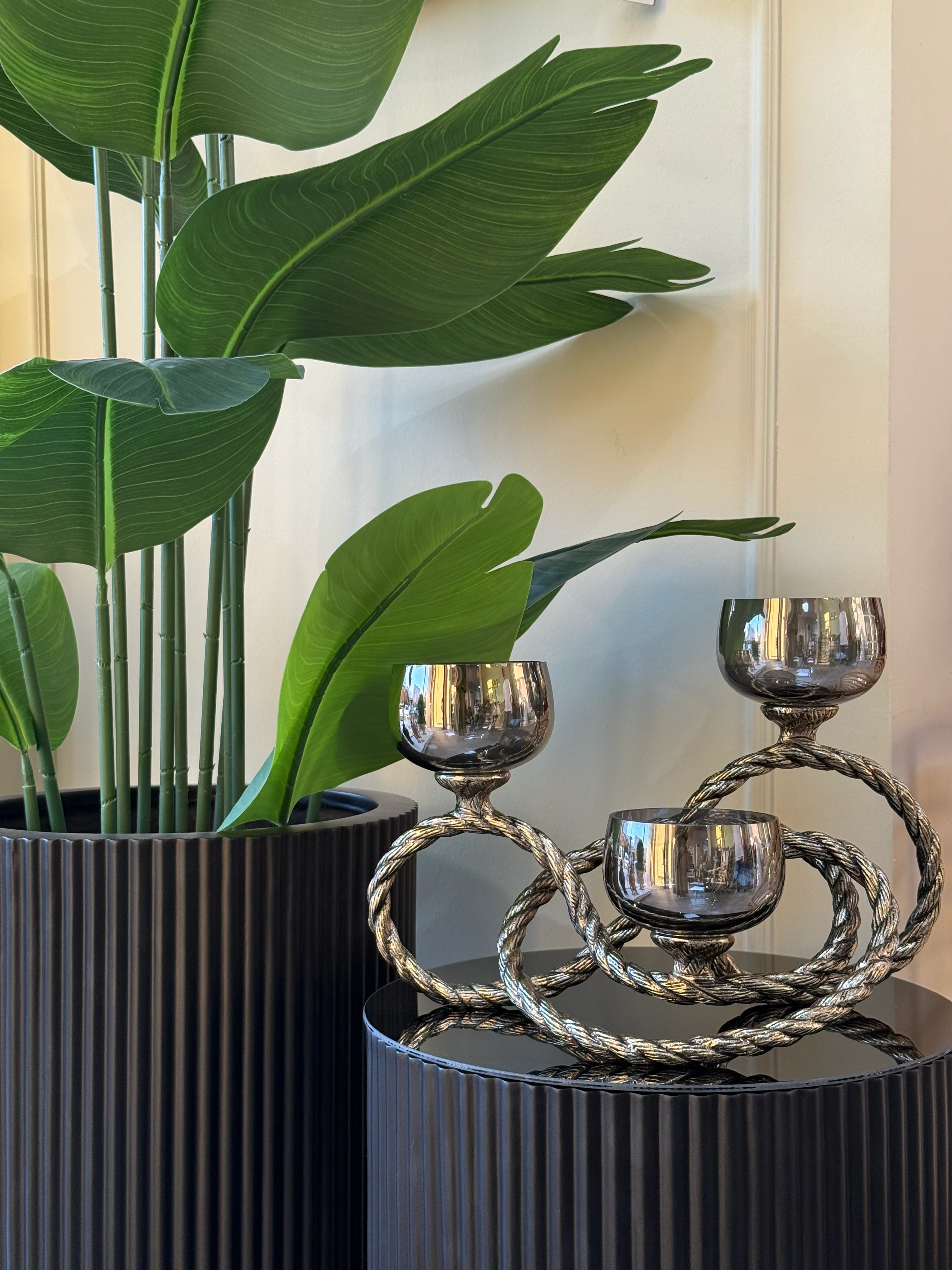 İTHAL 5 PARÇA HALAT DETAYLI DÖKÜM & CAM SALON SET