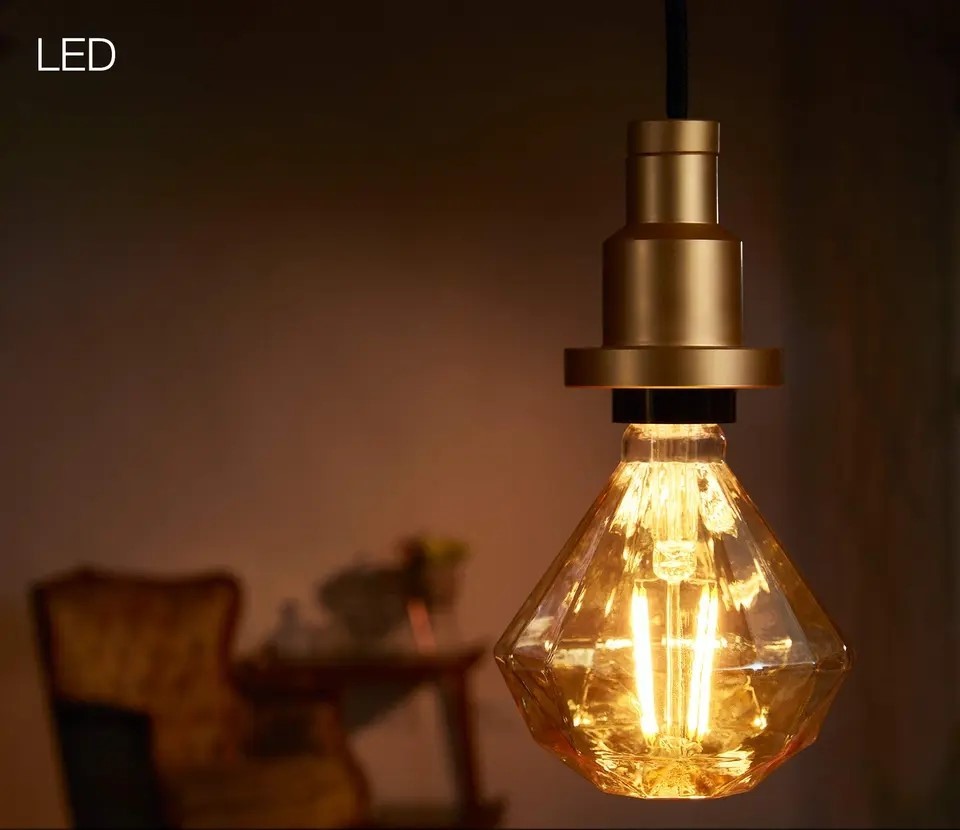 Horoz Elektrik 6W Elmas Rustik Ampul Amber Işık