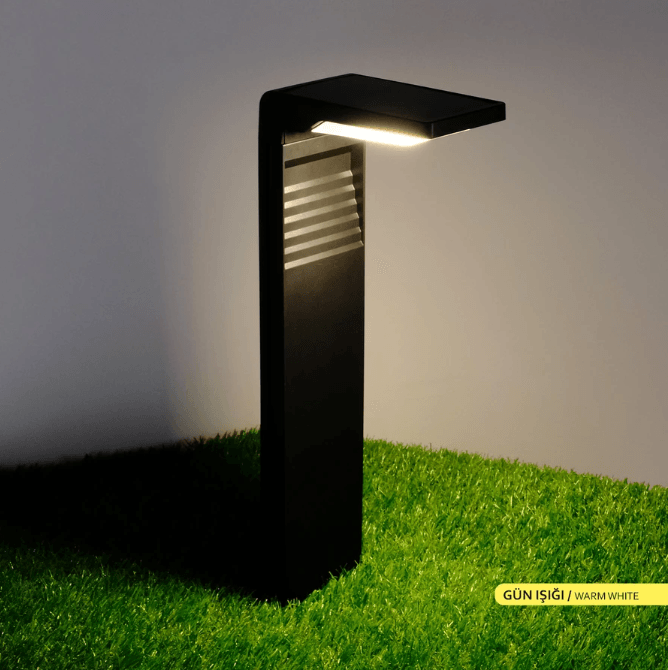 ACK 10W Solar Bahçe Armatürü Günışığı Kazıklı Çim Armatürü