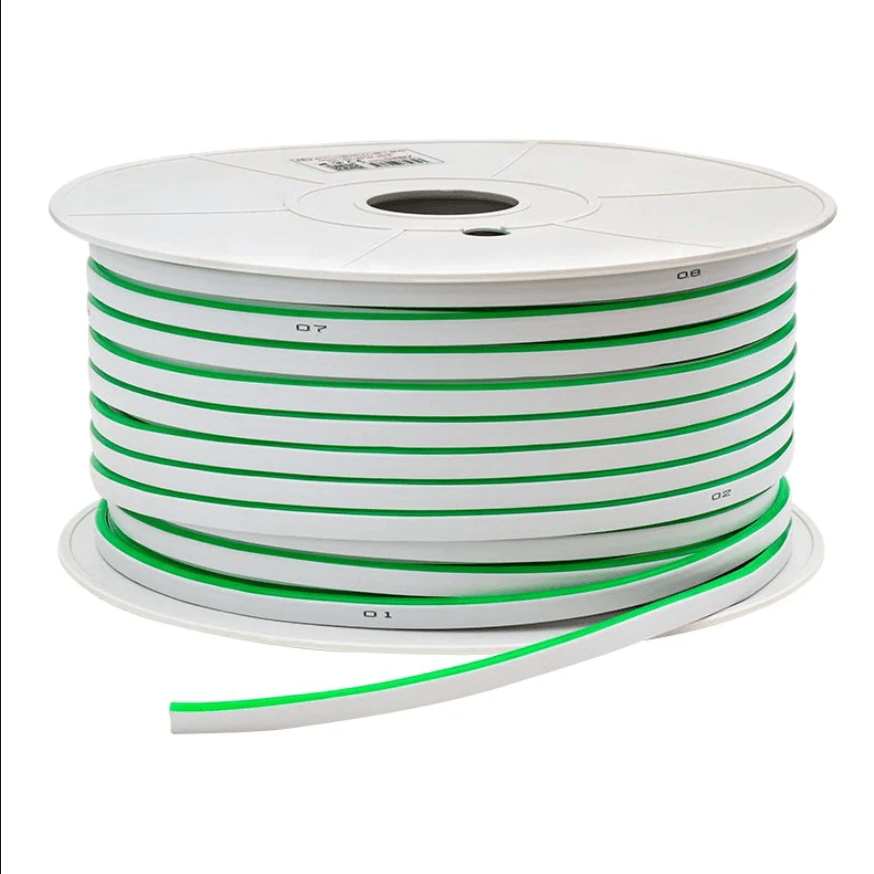 FUJİLED 12 Volt Neon Led Yeşil Işık Metrede 120 Ledli 