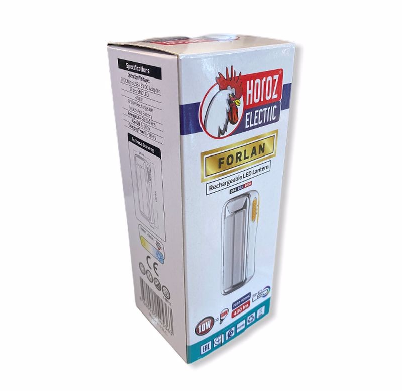 Horoz Elektrik Forlan Ledli Işıldak Şarjlı Işıldak 
