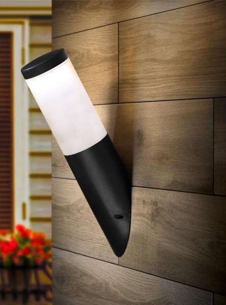 Horoz Elektrik Orkide-3 Siyah Duvar Aplik Bahçe Aydınlatma Armatür