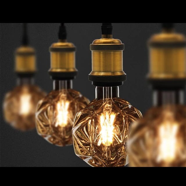 Horoz Elektrik 6W Kristal Rustik Ampul Amber Işık