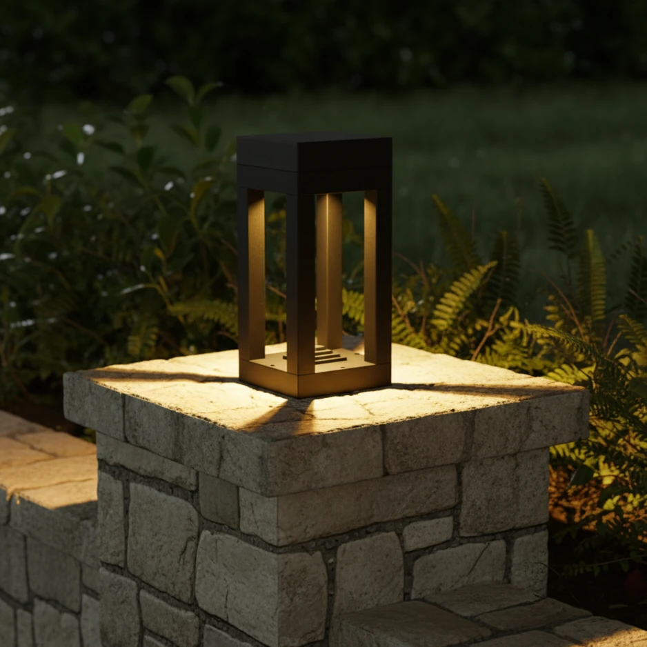 Zita Anıt Kısa Set Üstü Bahçe Armatür Yer Armatür Ampul Hediyeli 