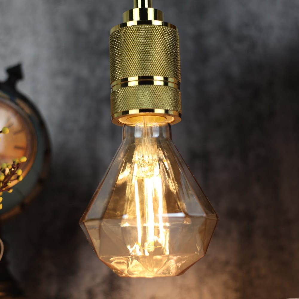 Horoz Elektrik 6W Elmas Rustik Ampul Amber Işık