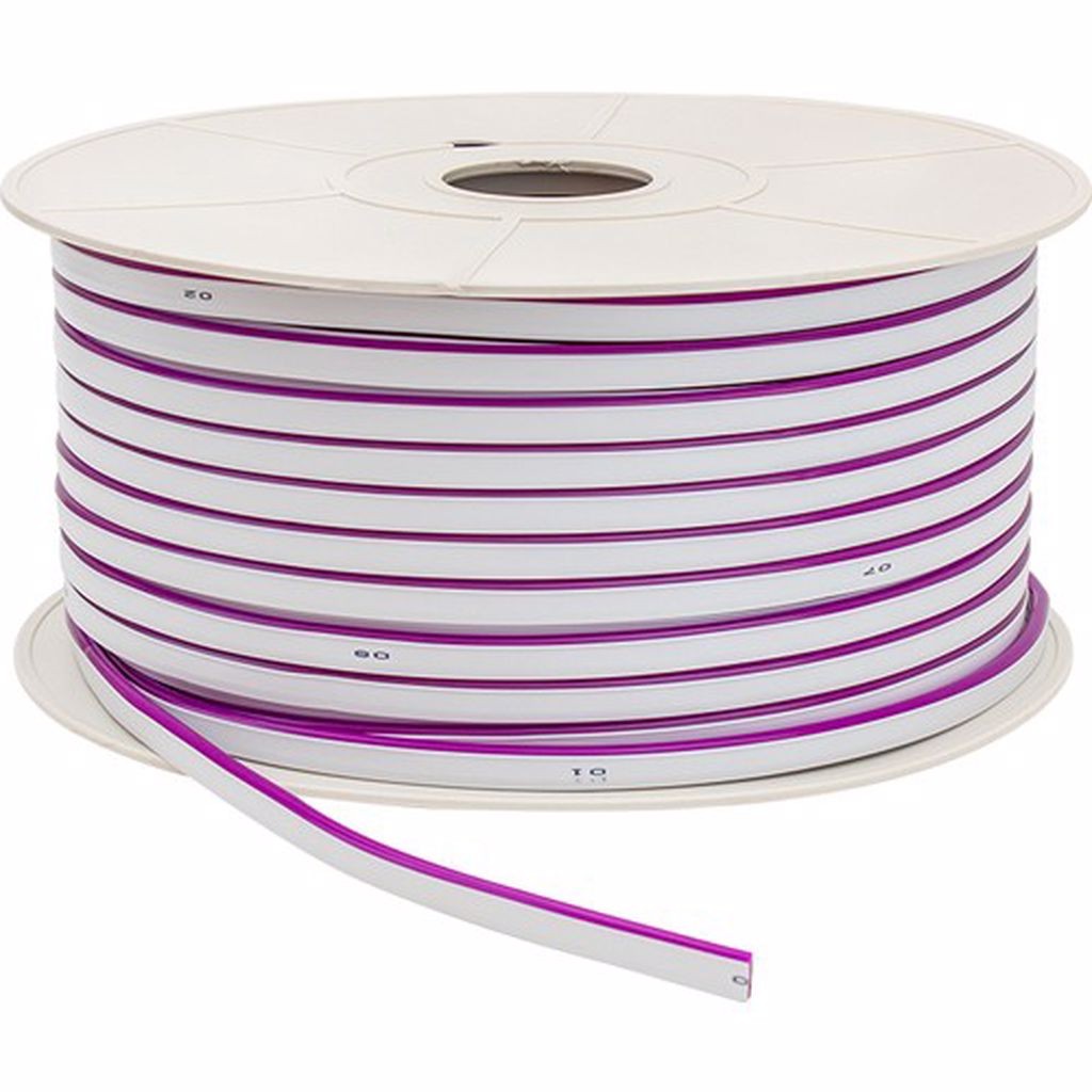 FUJİLED 12 Volt Neon Led Mor Işık Metrede 120 Ledli 