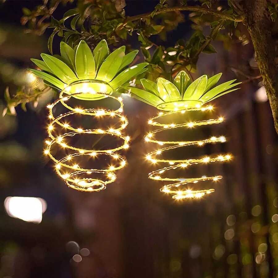 5W Günışığı Ananas Solar Led Aydınlatma Bahçe Balkon Aydınlatma 