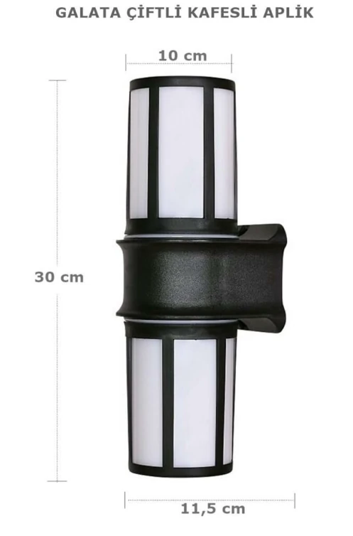 ZİTA Galata Kafesli Çift Yönlü Bahçe Duvar Aplik