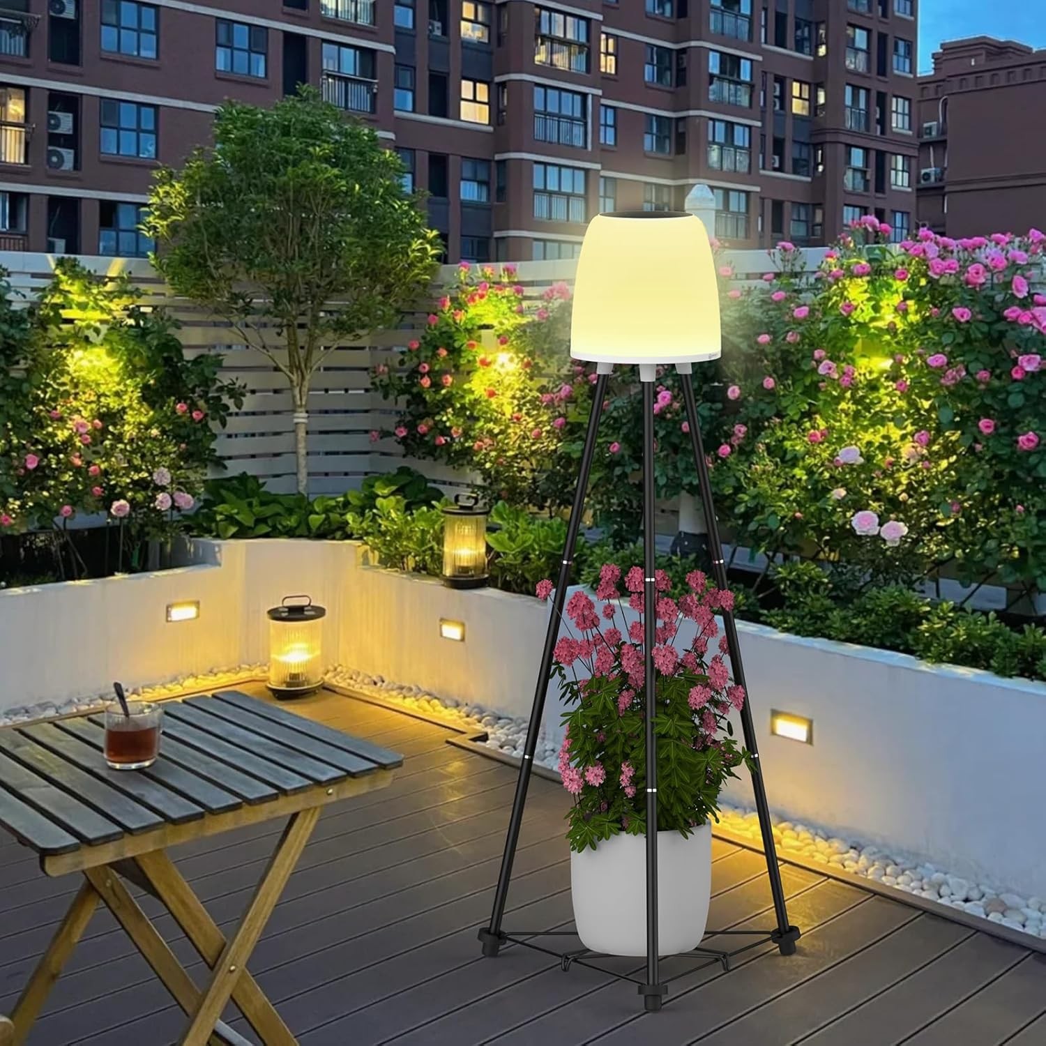 ACK Güneş Enerjili Bahçe Balkon Armatür Renk Ayarlanabilir 
