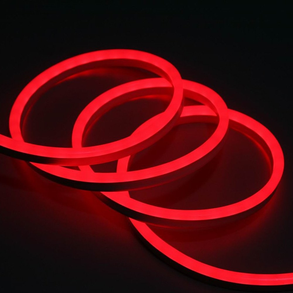 FUJİLED 12 Volt Neon Led Kırmızı Işık Metrede 120 Ledli 