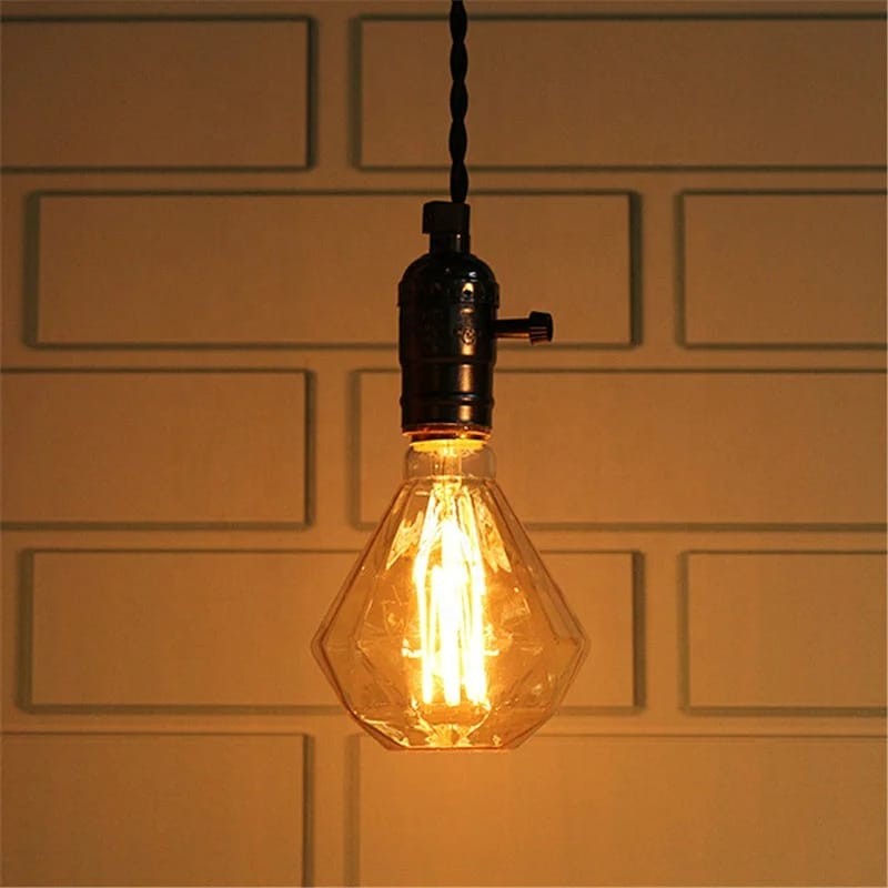 Horoz Elektrik 6W Elmas Rustik Ampul Amber Işık