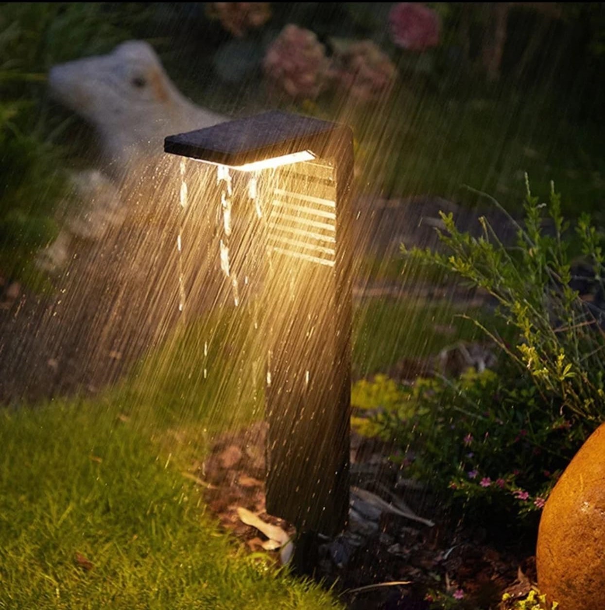 ACK 10W Solar Bahçe Armatürü Günışığı Kazıklı Çim Armatürü