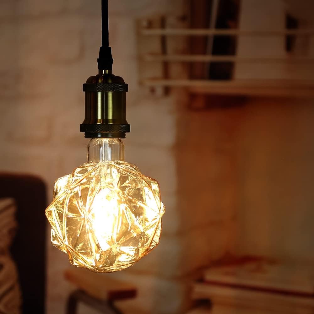 Horoz Elektrik 6W Kristal Rustik Ampul Amber Işık