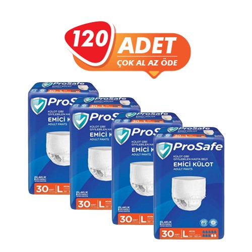 Prosafe Emici Külot Büyük (L) 120 Adet - Large