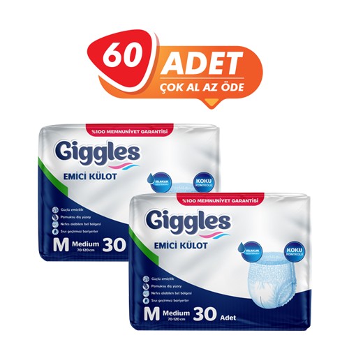 Giggles Emici Külot Medium (M) 60 Adet