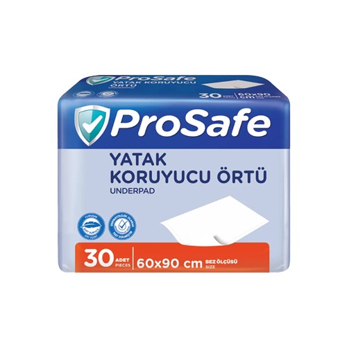 Prosafe Yatak Koruyucu Örtü 60x90 cm 30 Adet - 1 Paket