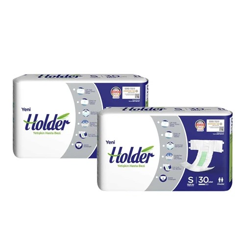 Holder Belbantlı Yetişkin Hasta Bezi Küçük-Small (S) 60 Adet