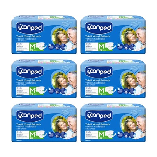Canped Belbantlı Yetişkin Hasta Bezi Orta-Medium (M) 138 Adet