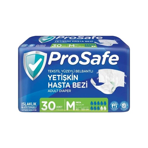 Prosafe Belbantlı Hasta Bezi Orta (M) 30 Adet