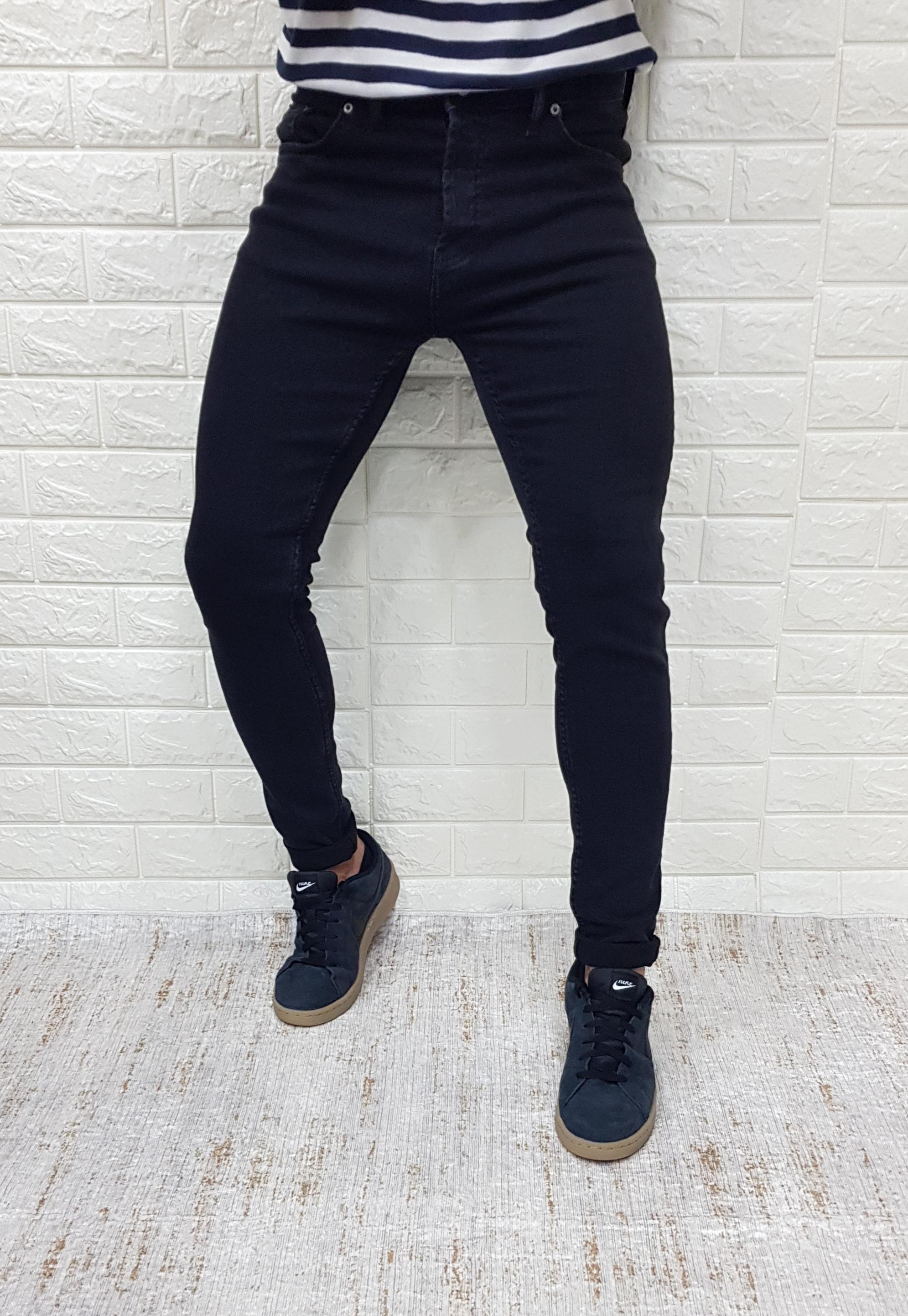 Ceza Denim Erkek Siyah Skinny Fit Likralı Kot Pantolon