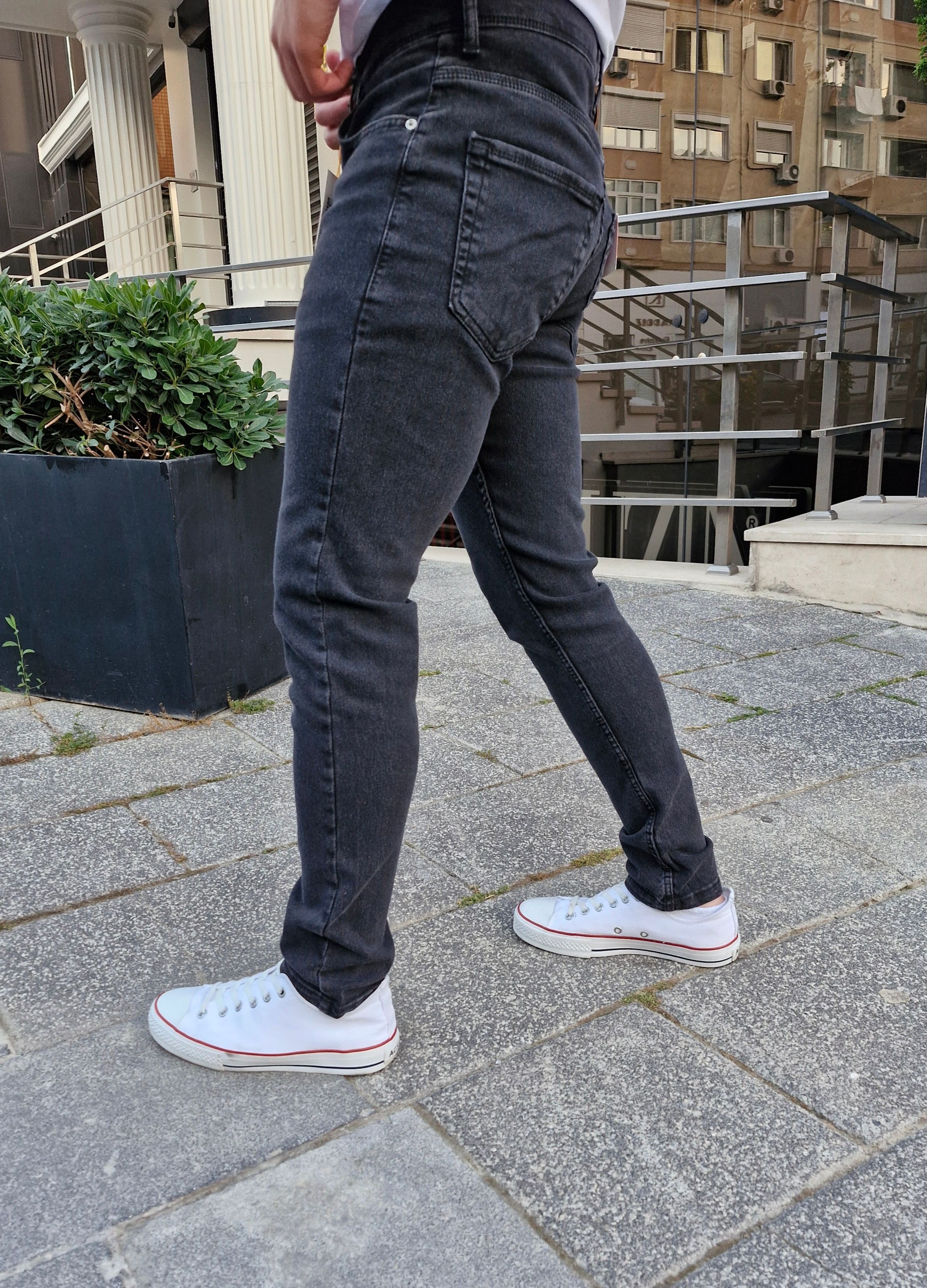 Ceza Denim Erkek Antrasit Skinny Fit Likralı Pantolon