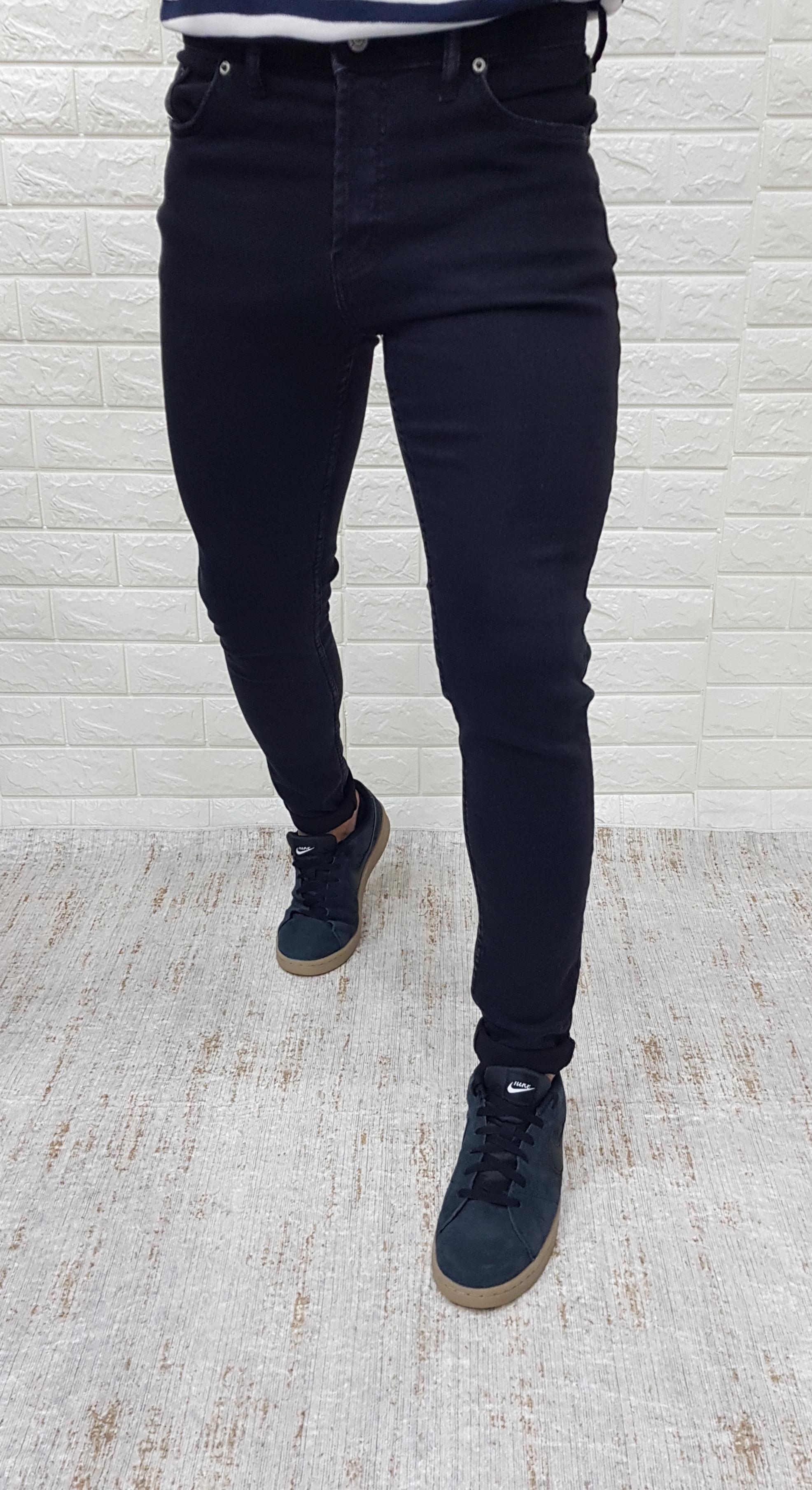 Ceza Denim Erkek Siyah Skinny Fit Likralı Kot Pantolon