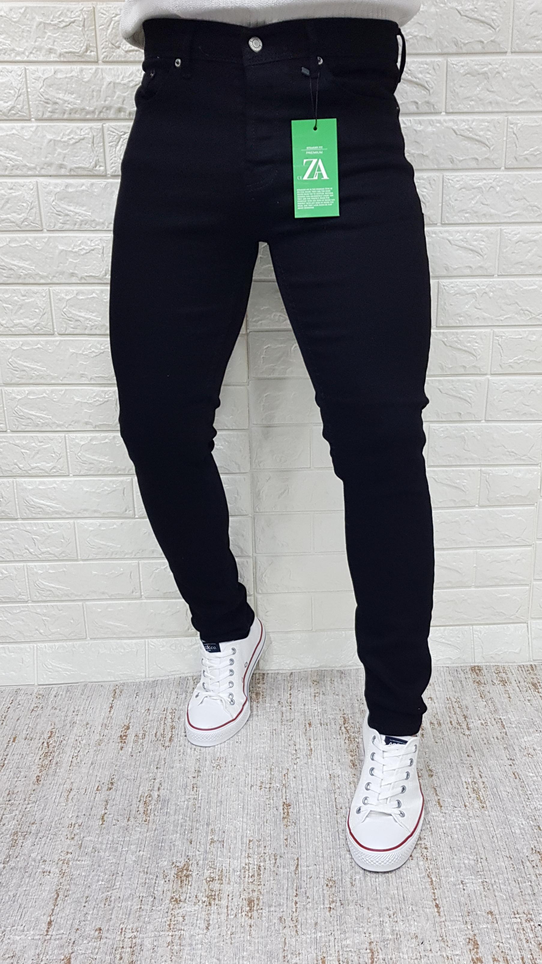 Ceza Denim Erkek Siyah Skinny Fit Likralı Pantolon