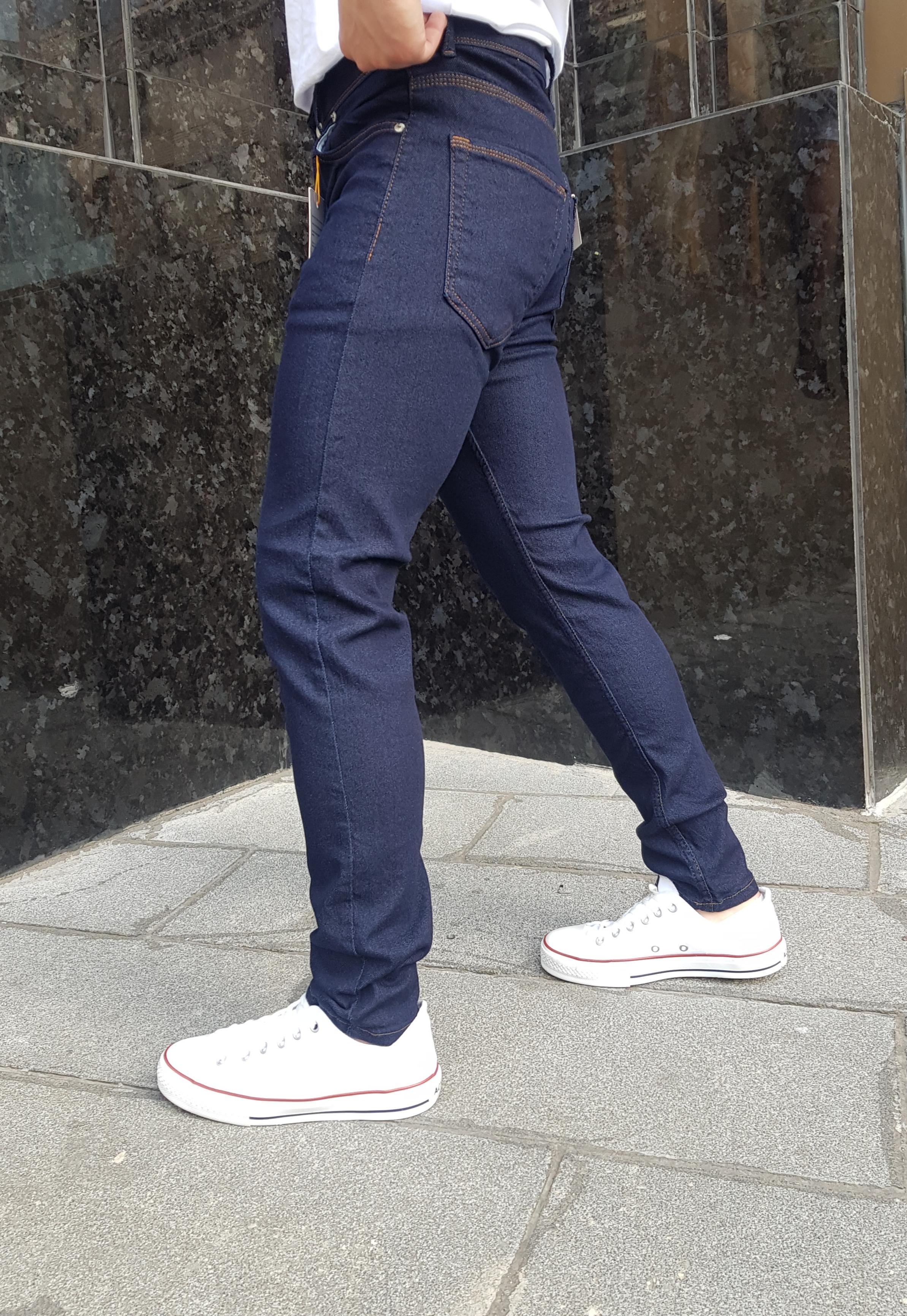 Ceza Denim Erkek Koyu Lacivert Skinny Fit Likralı Pantolon