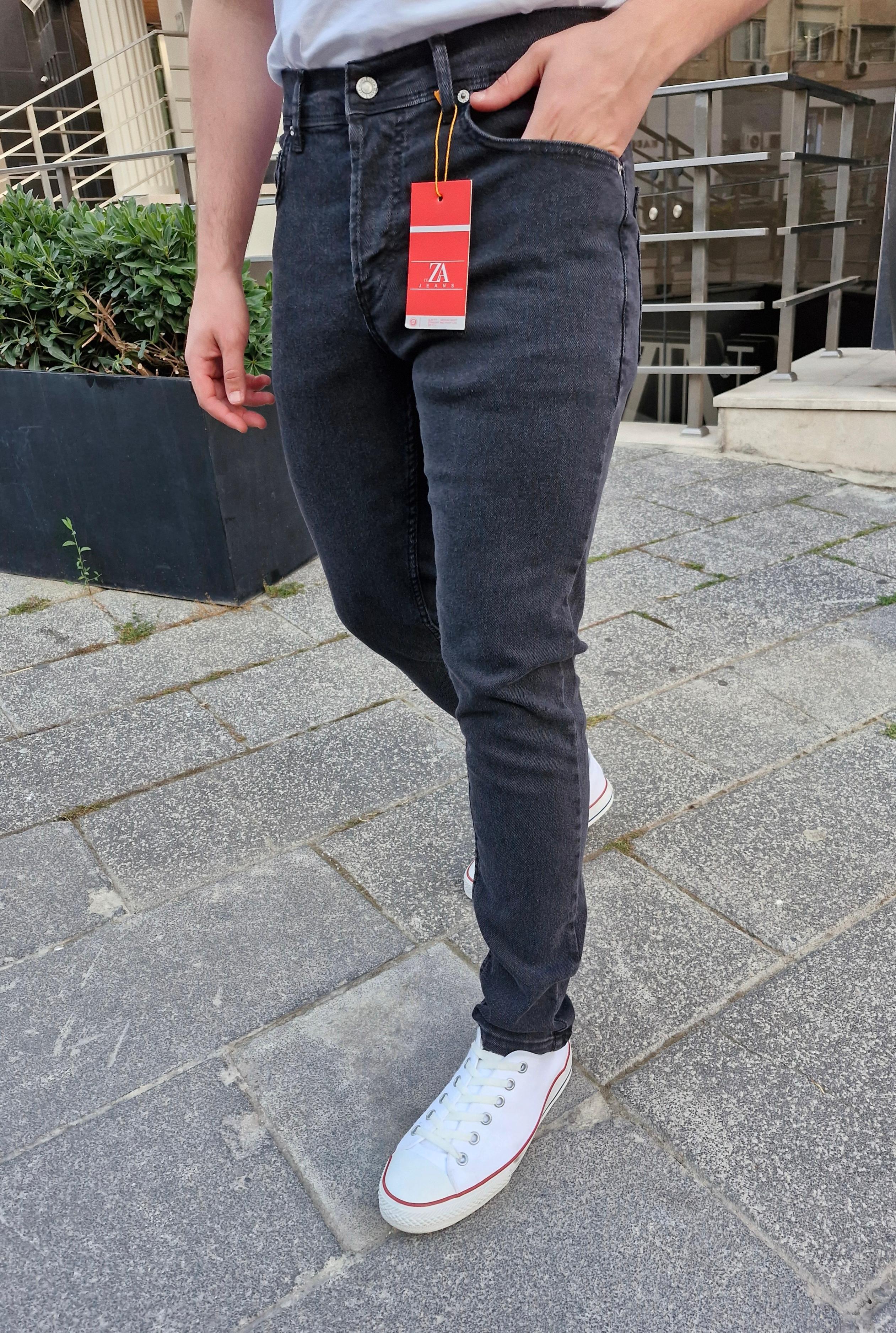 Ceza Denim Erkek Antrasit Skinny Fit Likralı Pantolon