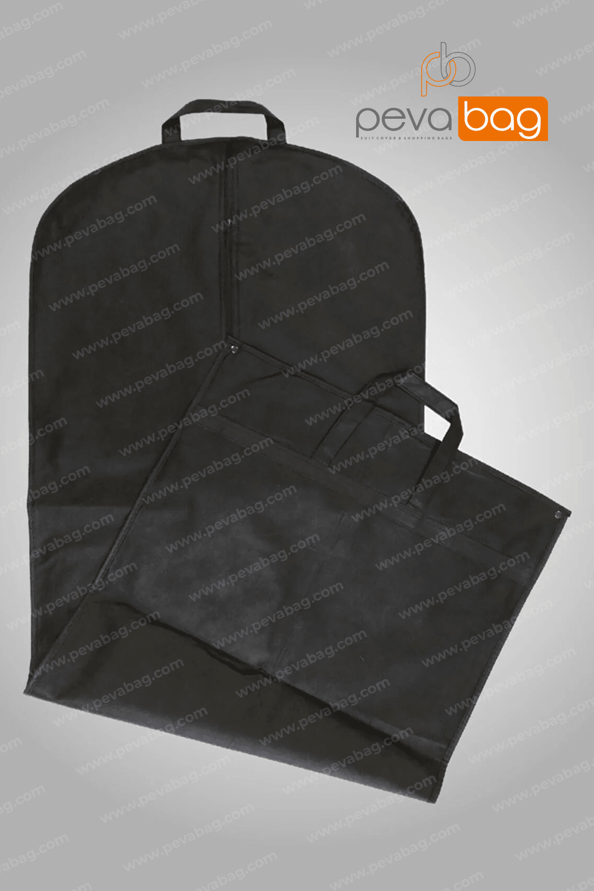 Kulplu Çıtçıtlı Siyah Gamboç Abiye - Gelinlik - Elbise Kılıfı 62 x 160cm // 5 Adet