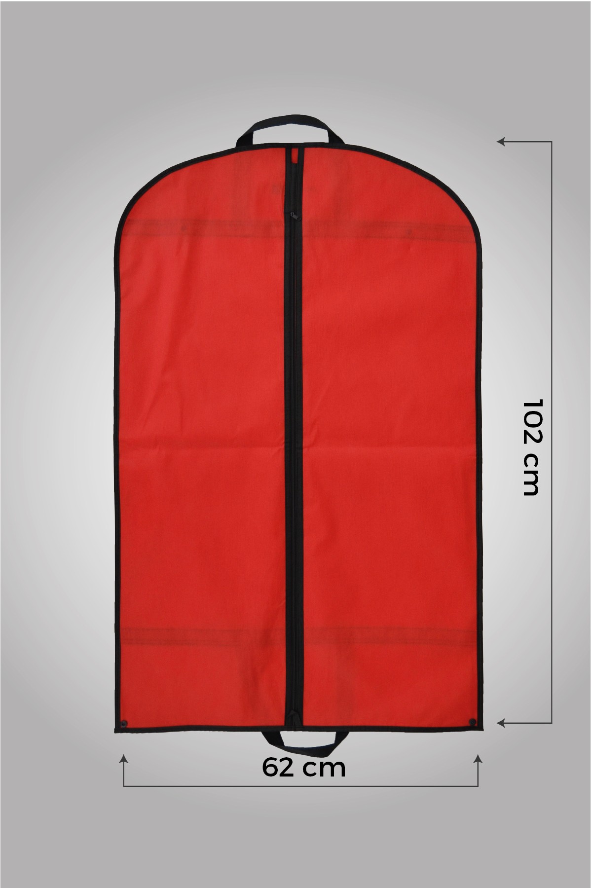 Kulplu Çıtçıtlı Kırmızı Gamboç Ceket - Kaban - Takım Elbise Kılıfı 62 x 102cm. 5 Adet