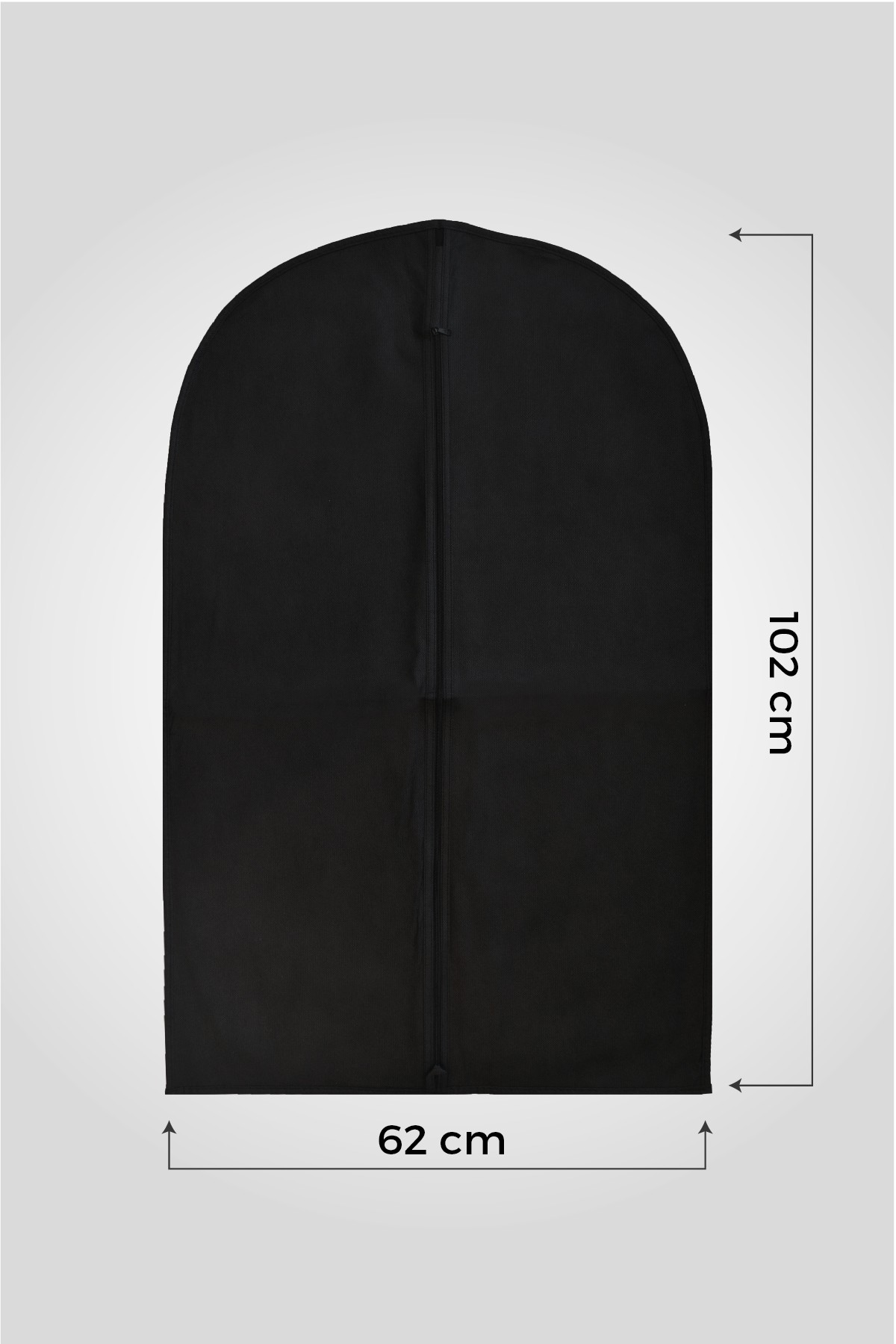Siyah Gamboç Ceket - Kaban - Takım Elbise Kılıfı 62 x 102cm. 5 Adet